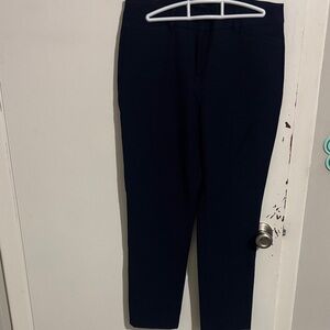 Women's Size 4 White House Black Market The Slim Ankle Dress Pants Navy